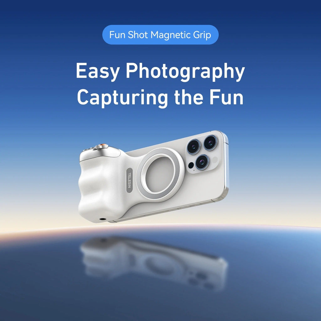 Phone Camera Shoot Hand Grip Magnetic Smart Phone Holder Shooting Aid Remote Control Handle For Iphone Android Phone