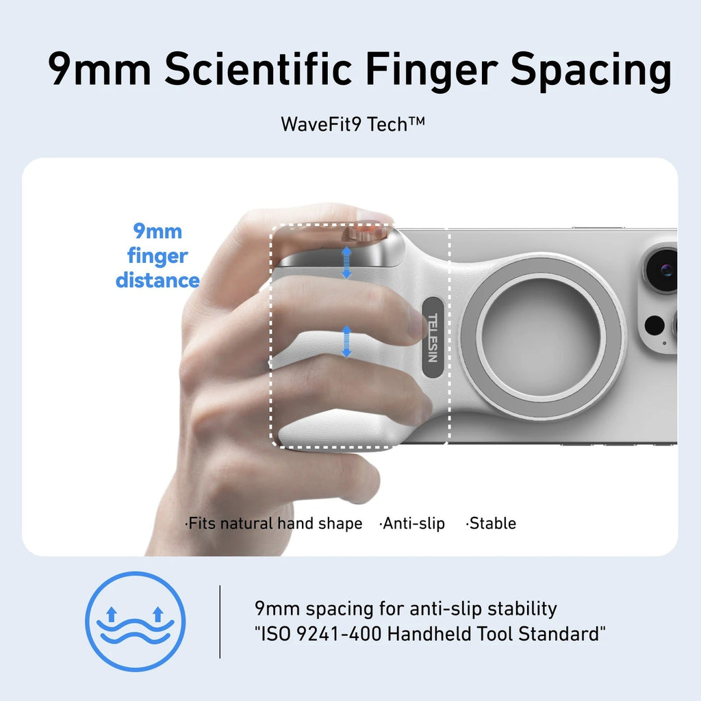 Phone Camera Shoot Hand Grip Magnetic Smart Phone Holder Shooting Aid Remote Control Handle For Iphone Android Phone