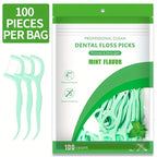 500/300/100pcs ultra-fine mint flavored toothpicks, safe high-end toothpick sticks, plastic toothpicks