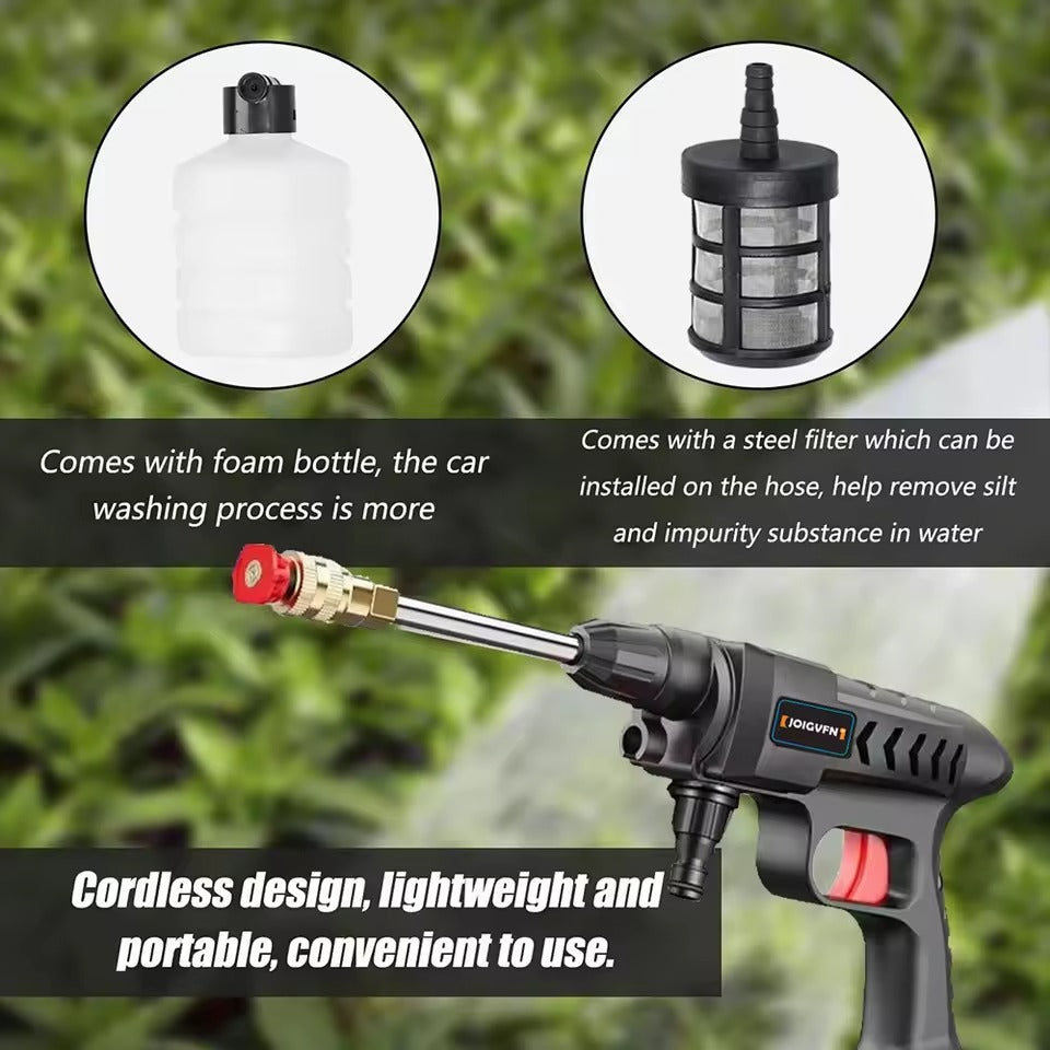 Wireless High Pressure Cleaner Washing Machine Spray Water Gun Car Washing Pressure Water Cleaning Machine